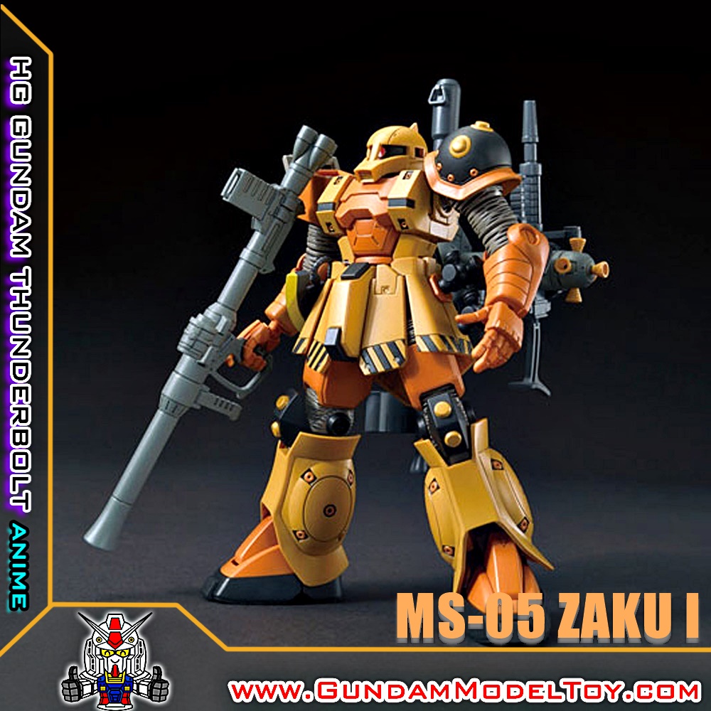 BANDAI HG 1/144 MS-05 ZAKU I [GUNDAM THUNDERBOLT ANIME VER.] ซาคุ I โมเดล กันดั้ม กันพลา PS TOYLAND HGTB
