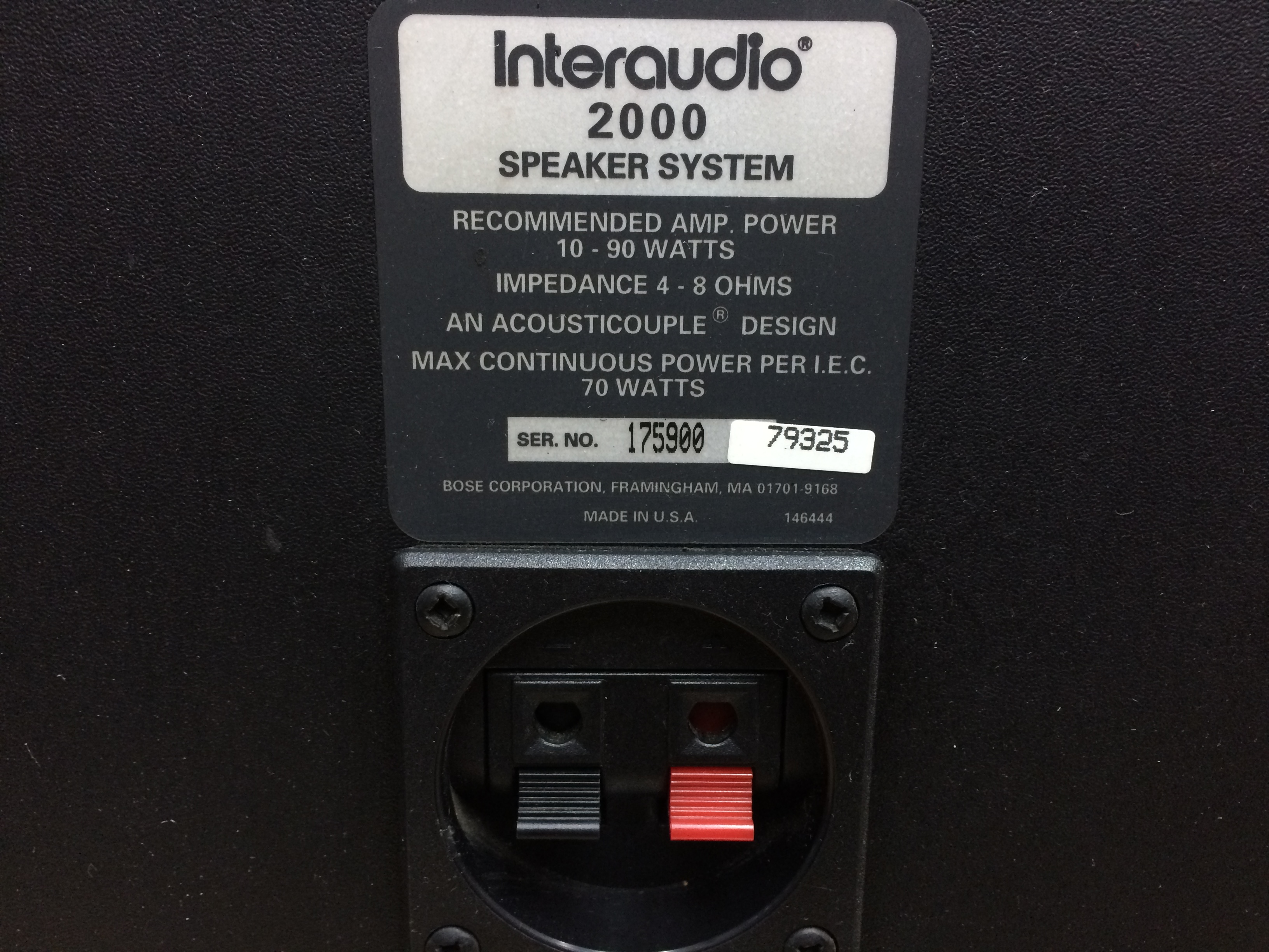 Bose Interaudio 2000