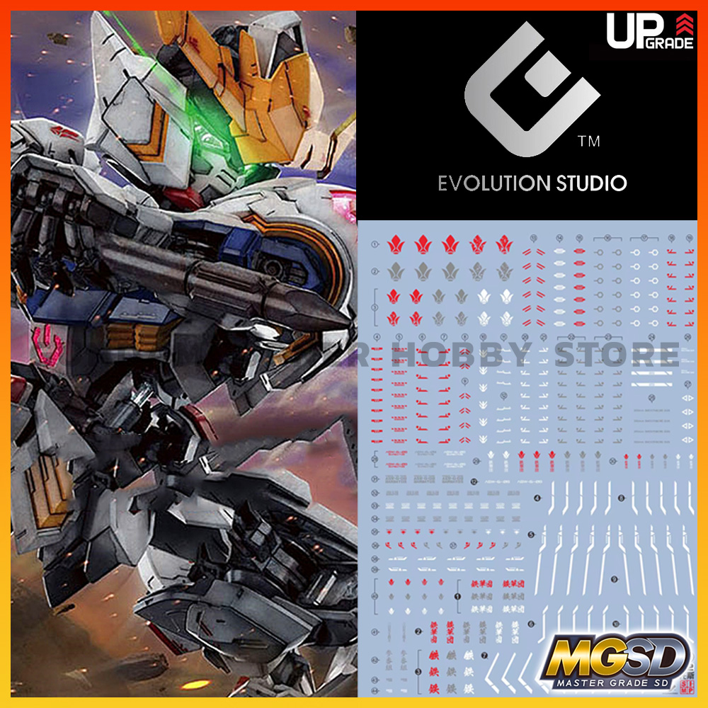 ดีคอลน้ำ EVO® MGSD BARBATOS UPGRADED VER‼ MGSD-02 EVO Water Decal