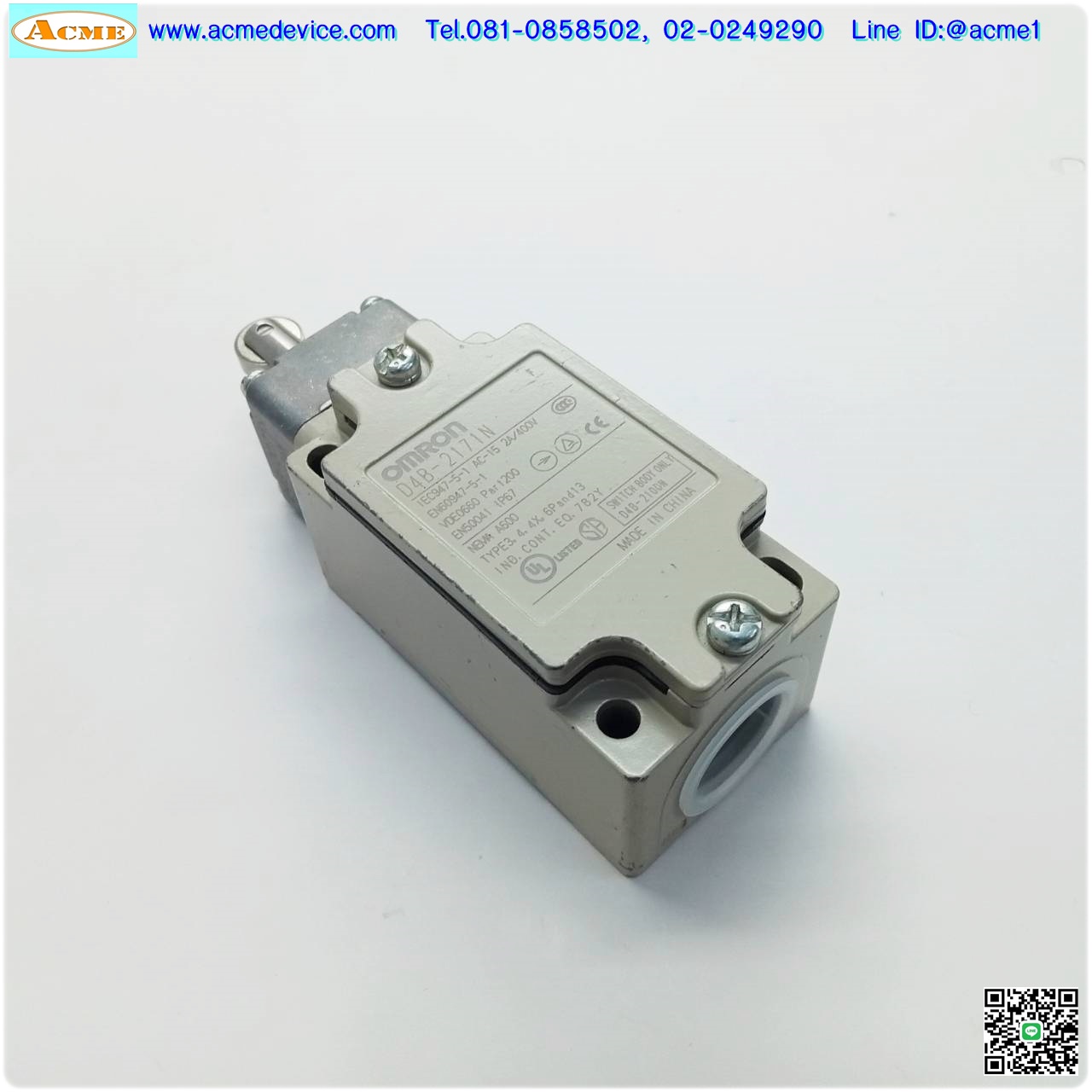 Limit Switch Omron รุ่น D4B-2171N