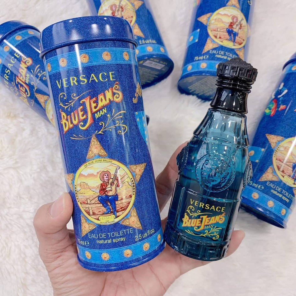 น้ำหอมเวอซาเช่ VERSACE BLUE JEANS EDT 75 ML