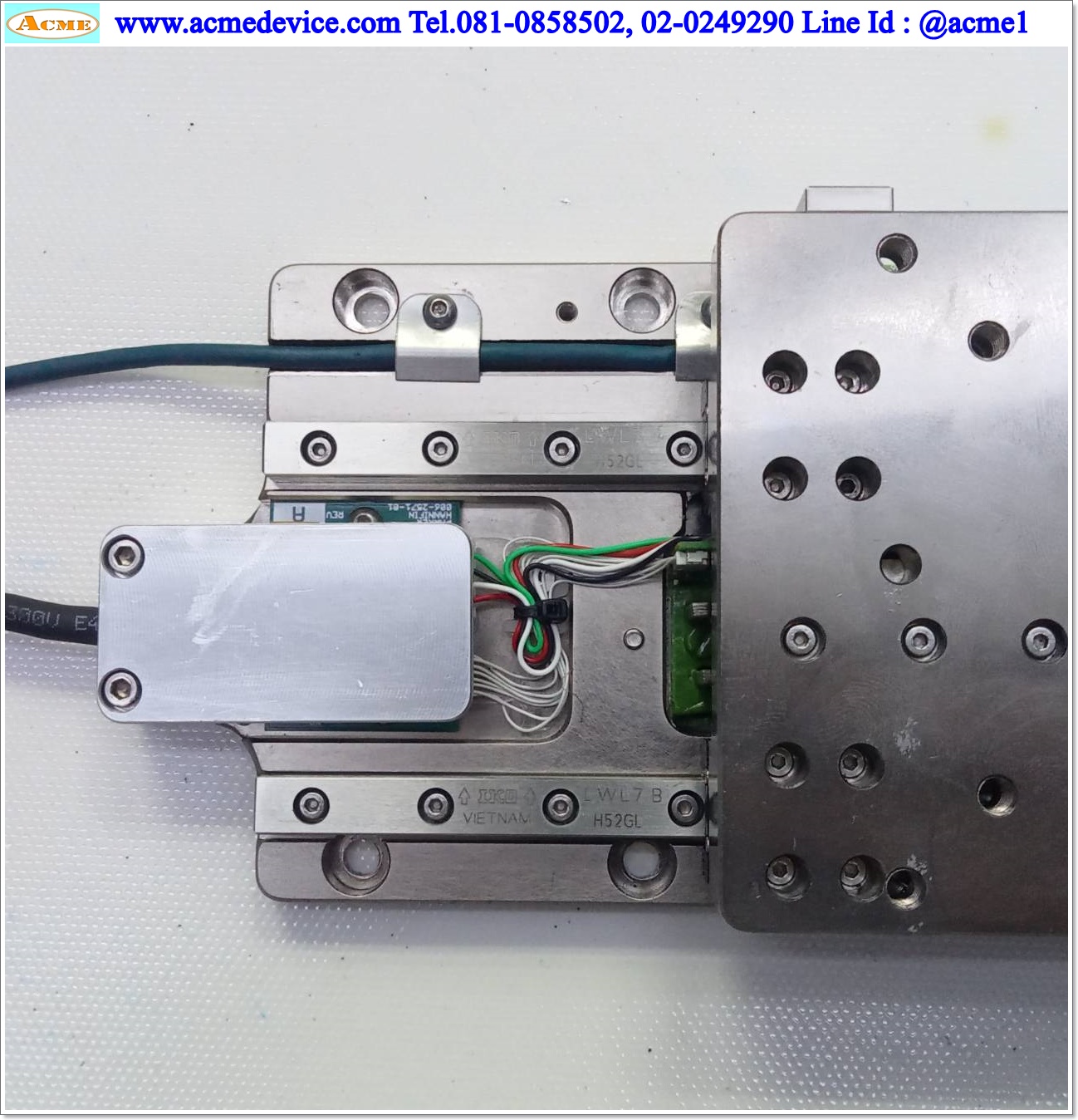 Linear Motor Parker รุ่น mSR80, Magnetic Encoder, 4 Pole, Travel 50 mm., Pit 13 mm & Servo Copley Controls รุ่น ACK-055-06