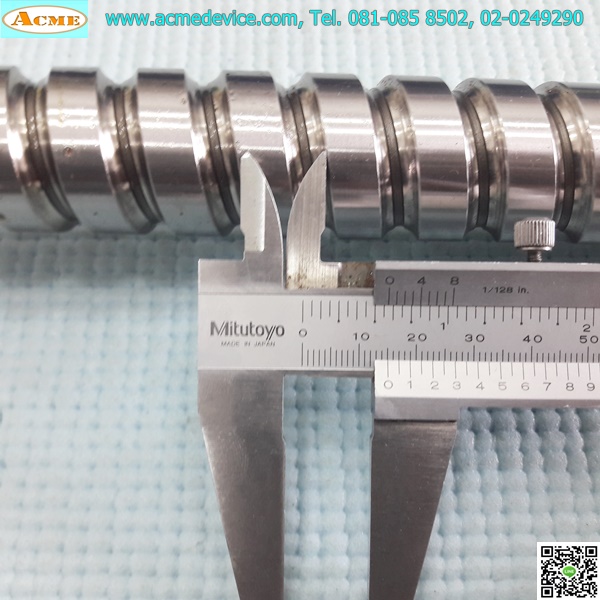 Ball Screw Tsubaki รุ่น 31N-0114-41, เพลาโต 32 mm, ยาว 665 mm, Stroke 410 mm, Pit 15 mm