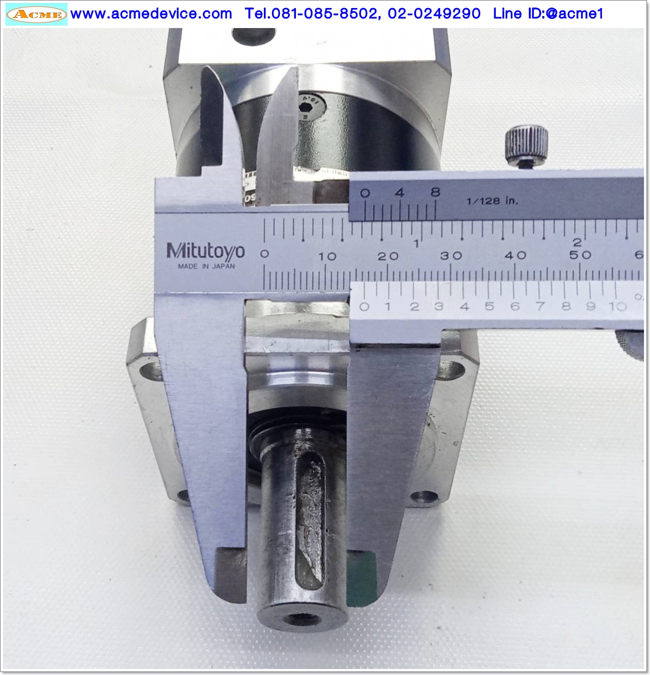 Gear Head รุ่น SKQ60-020, Ratio 20:1, (เพลาเข้า 14mm, ออก 16mm.),for 200w, 400w