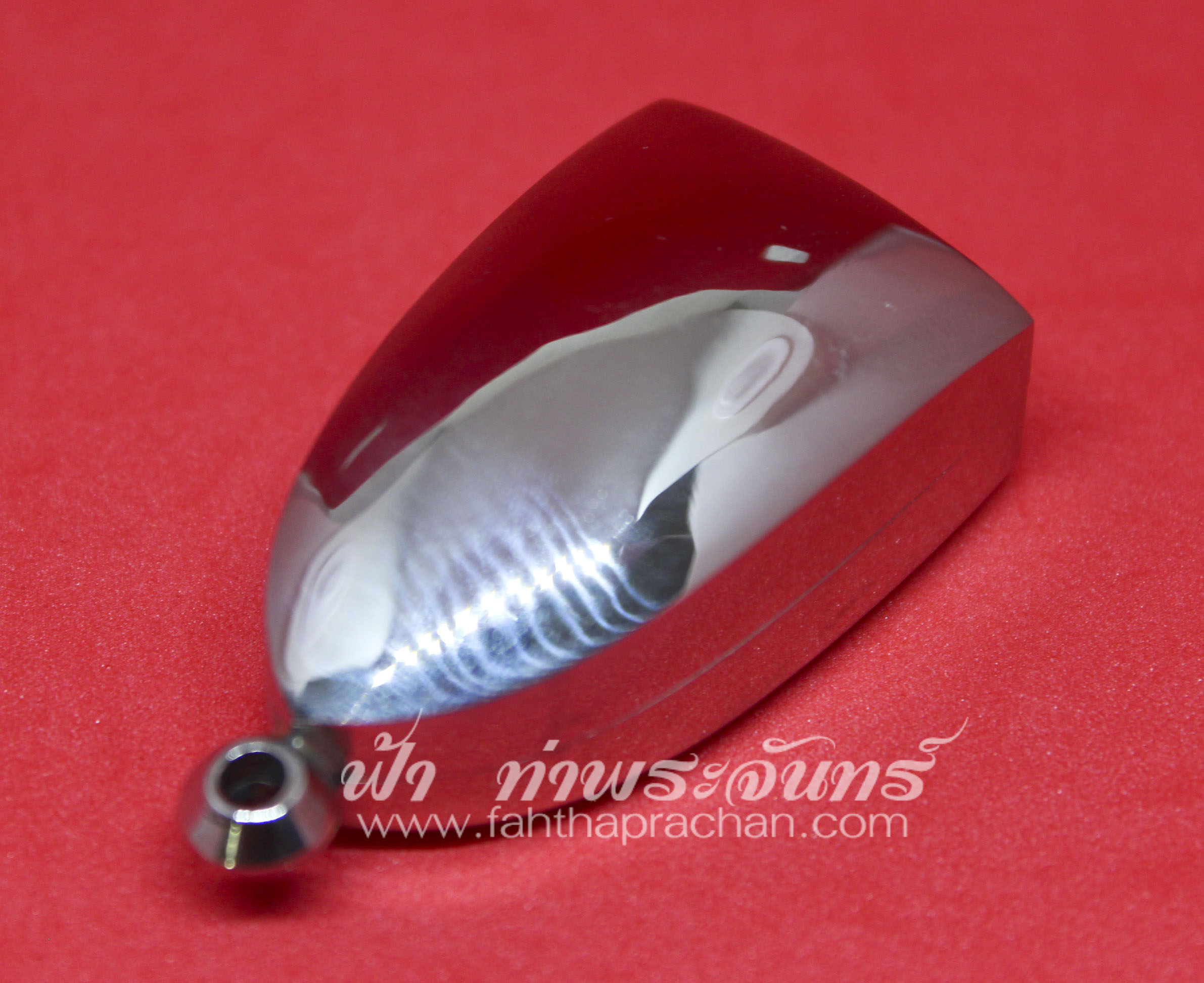 ตลับกริ่งใหญ่ หน้าเดียว สแตนเลสพุก