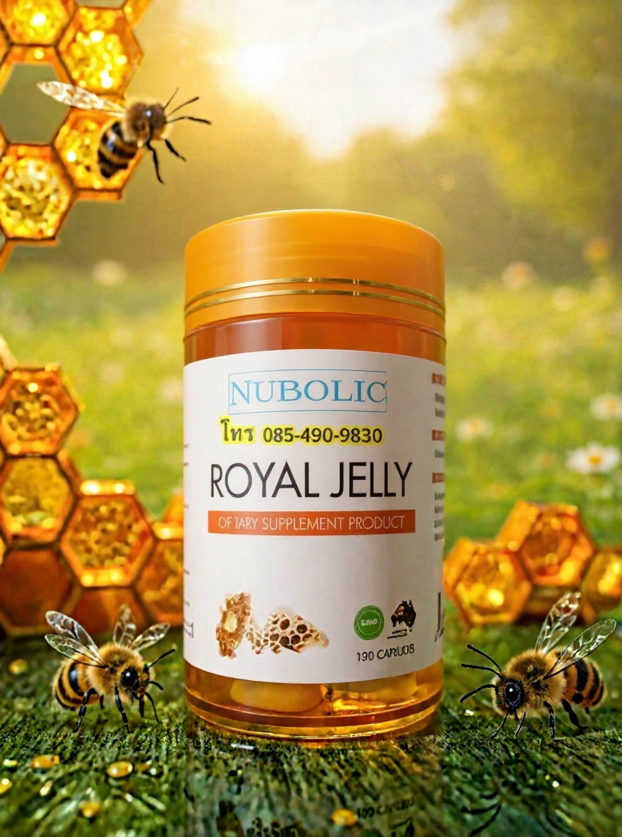 nubolic royal jelly 1500 mg นมผึ้งนูโบลิกแท้ ออสเตรเลีย