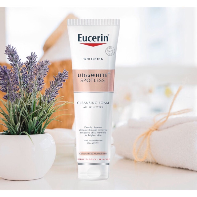 โฟมล้างหน้ายูเซอริน Eucerin Spotless Brightening Gentle Cleansing Foam Deepy Cleanses 150g