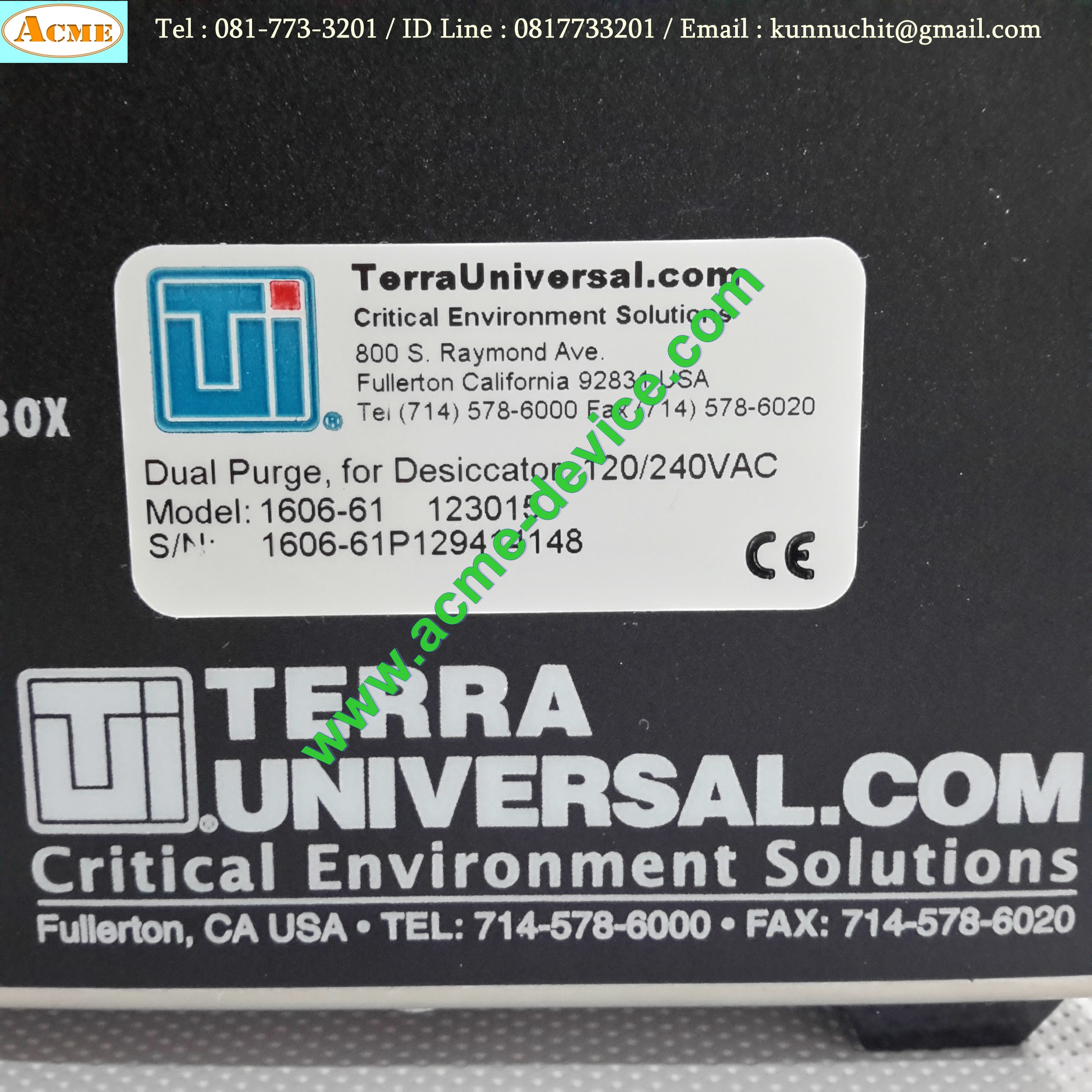 Automatic Dispenser Desiccator Terra Universal รุ่น 1606-61, (เครื่องหยอดของเหลวอุตสาหกรรม)