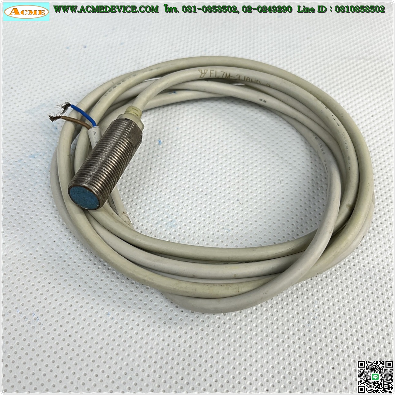 Proximity Yamatake รุ่น FL7M-3J6HD-R, M12 ระยะ 3mm, 2wire, NO, shielded, Inductive