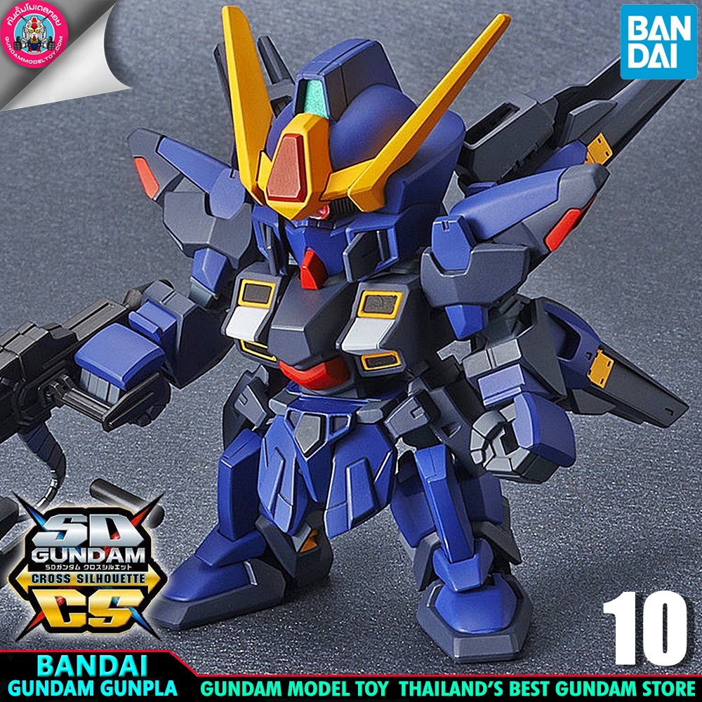 BANDAI SD GUNDAM CROSS SILHOUETTE SISQUIEDE [TITANS COLOR] โมเดล กันดั้ม กันพลา ร้านพีเอสทอยแลนด์