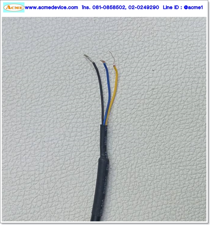 Cable Link Touch screen รุ่น OP-86917, For PLC KV/KZ , 5m, RS232 (น้ำเงิน=TXD, เหลือง=RXD, ดำ=SG)