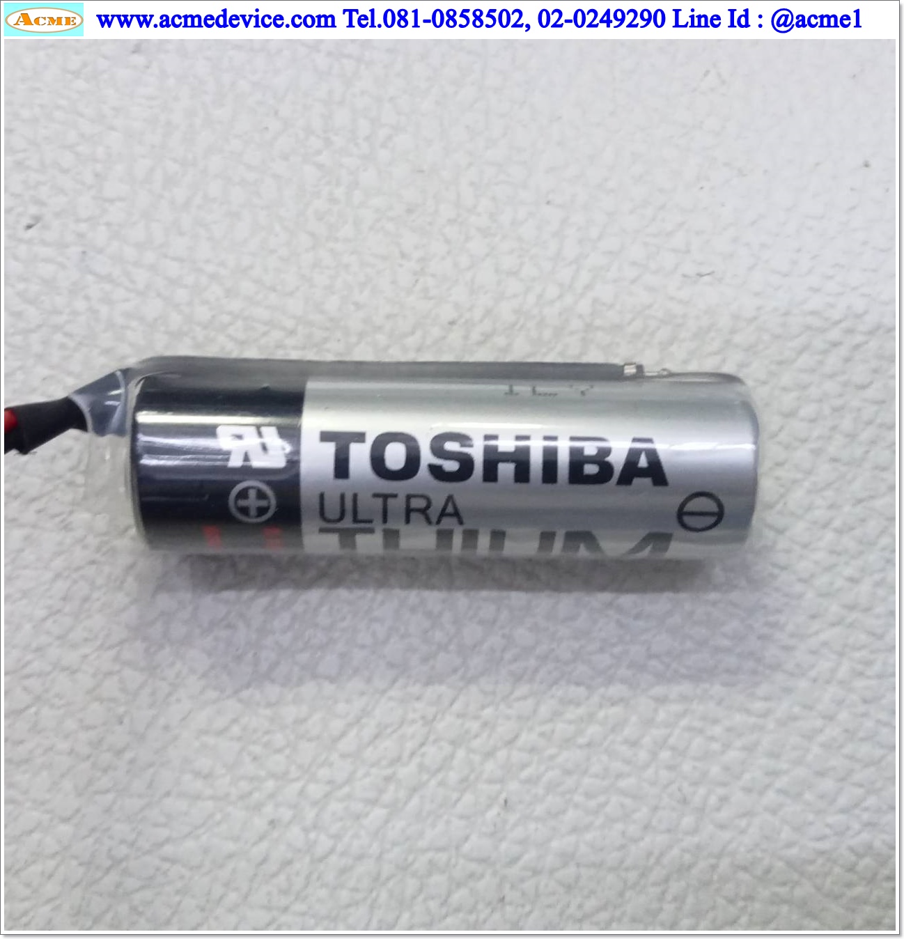 Battery Lithium Toshiba รุ่น ER6V/3.6V, 2400mAh, 3.6V (ขั้วดำ)