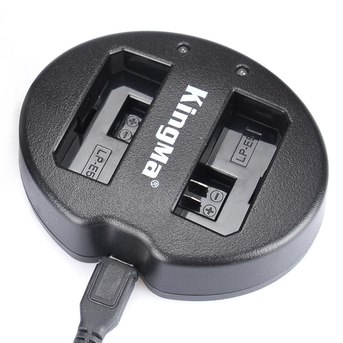 แท่นชาร์จแบต2ก้อน ยี่ห้อkingma สำหรับแบตเตอรี่ Canon LP-E5