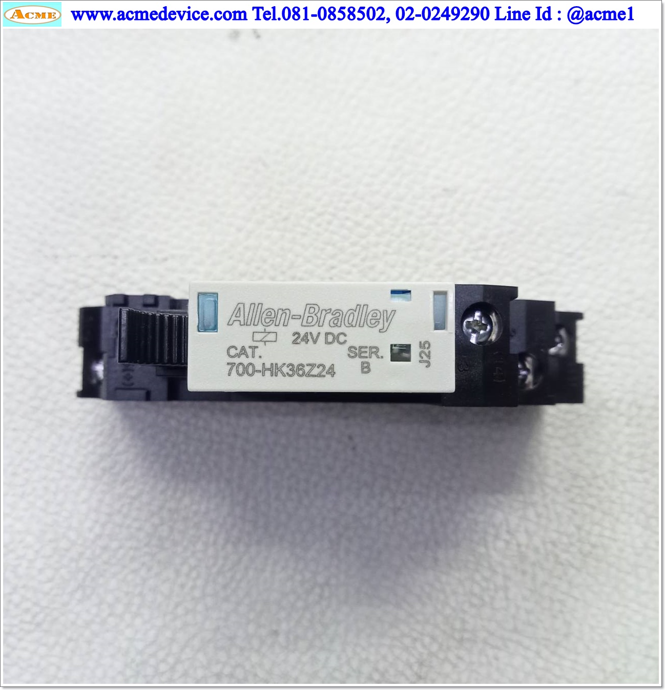Relay Allen-Bradley รุ่น 700-HK36Z24, Coil 24Vdc