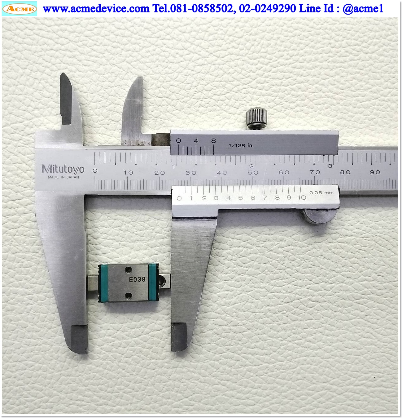 Linear Block and Rail IKO รุ่น ML5, รางสไลด์ขนาด 5 mm. x 26 mm.