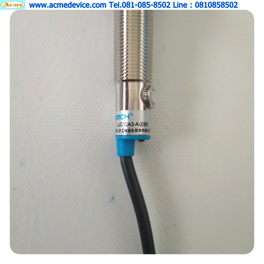 Proximity รุ่น LJC12A3-A-Z/BX, M12, ระยะ 5mm, 3wire, NPN, NO, Unshielded, Capacitive