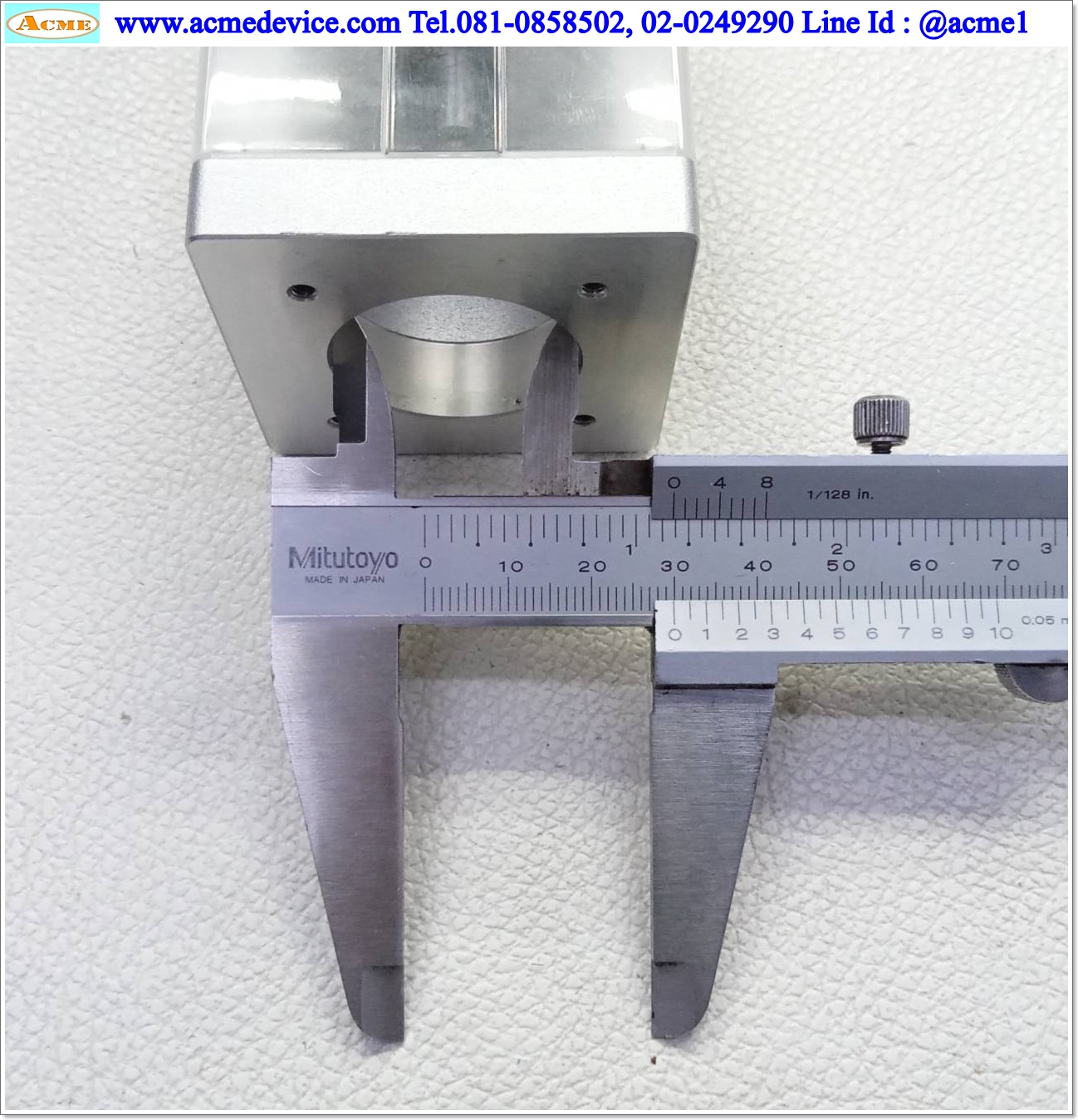 แกนสำเร็จรูป Ball Screw Yamaha รุ่น LBAS05-10-100, ขนาด 52 mm. x 320 mm., Stroke 100 mm., Pit 10 mm.
