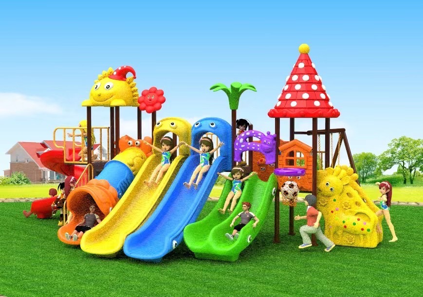 ชุด สวนสนุกสไลเดอร์หรรษา เครื่งเล่นสนามกลางแจ้งและในร่มแสนสนุก