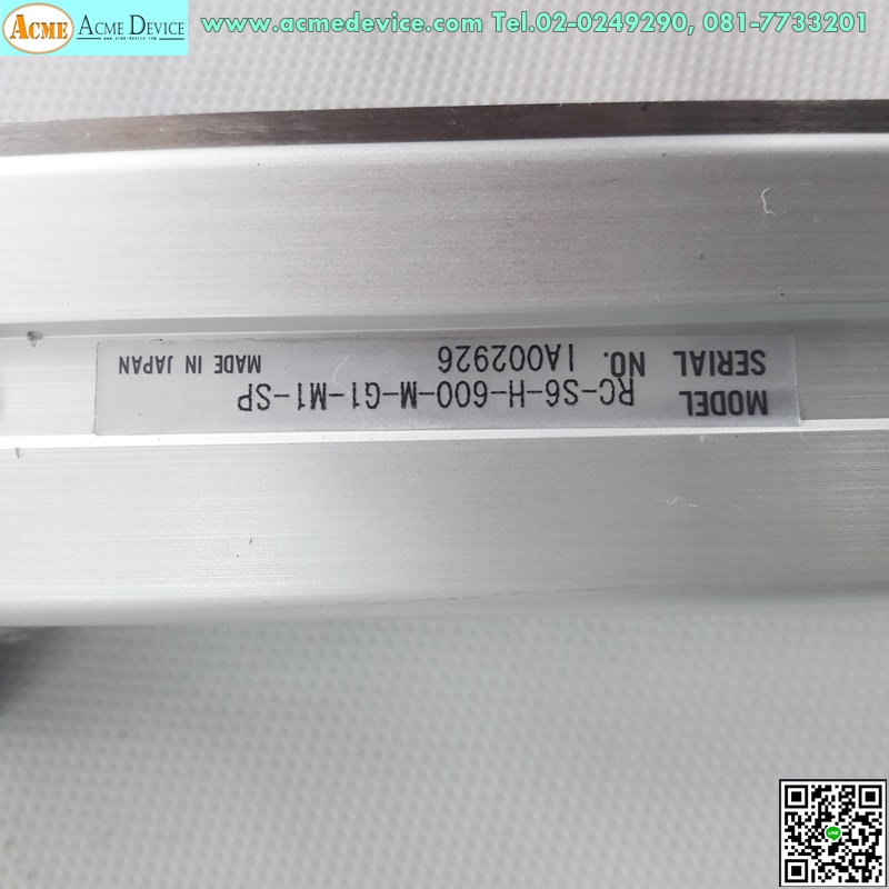 Slider IAI Drive รุ่น RCA-R-SW & RC-S6-H-600-M-G1-M1-SP, Stroke 600 mm.