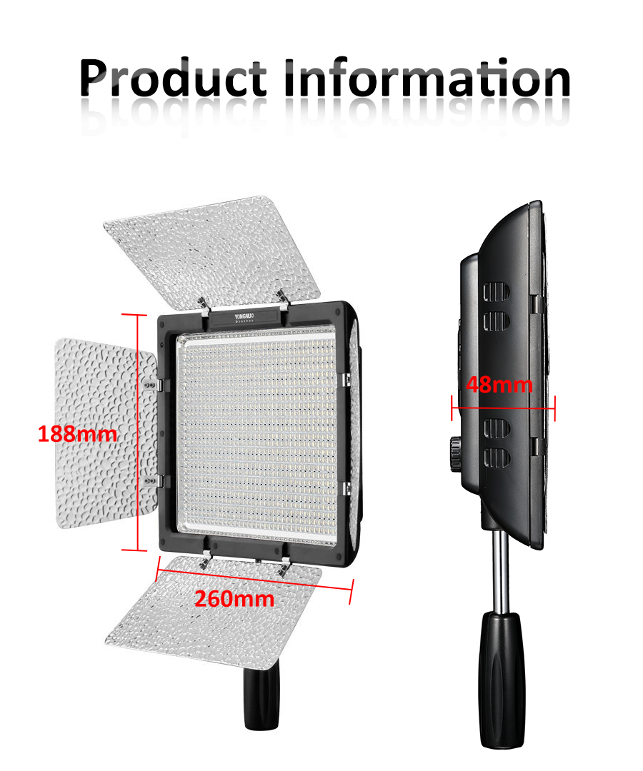 ไฟต่อเนื่องยี่ห้อYONGNUO LED Video Light รุ่น YN900 Bluetooth LED Video Light 3200K-5500K (ไม่รวมแบตและที่ชาร์จ)