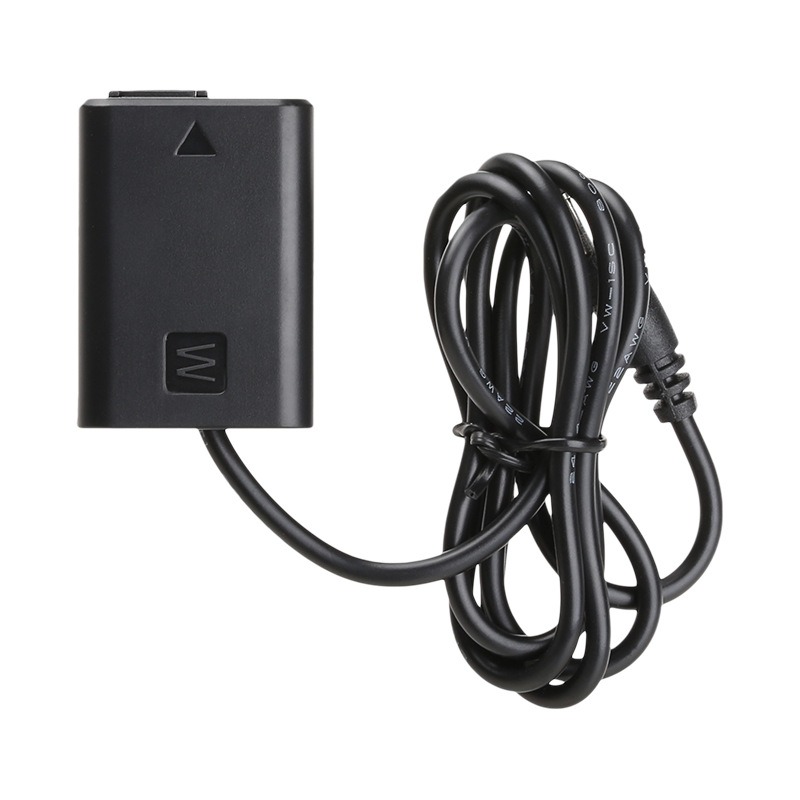 แบตเตอรี่ดัมมี่(แบตไลฟ์สด) ยี่ห้อ FB DC Coupler รุ่น NP-FW50 สำหรับกล้อง Sony a7ii A6500 A6300 A6400 A6000 A5100