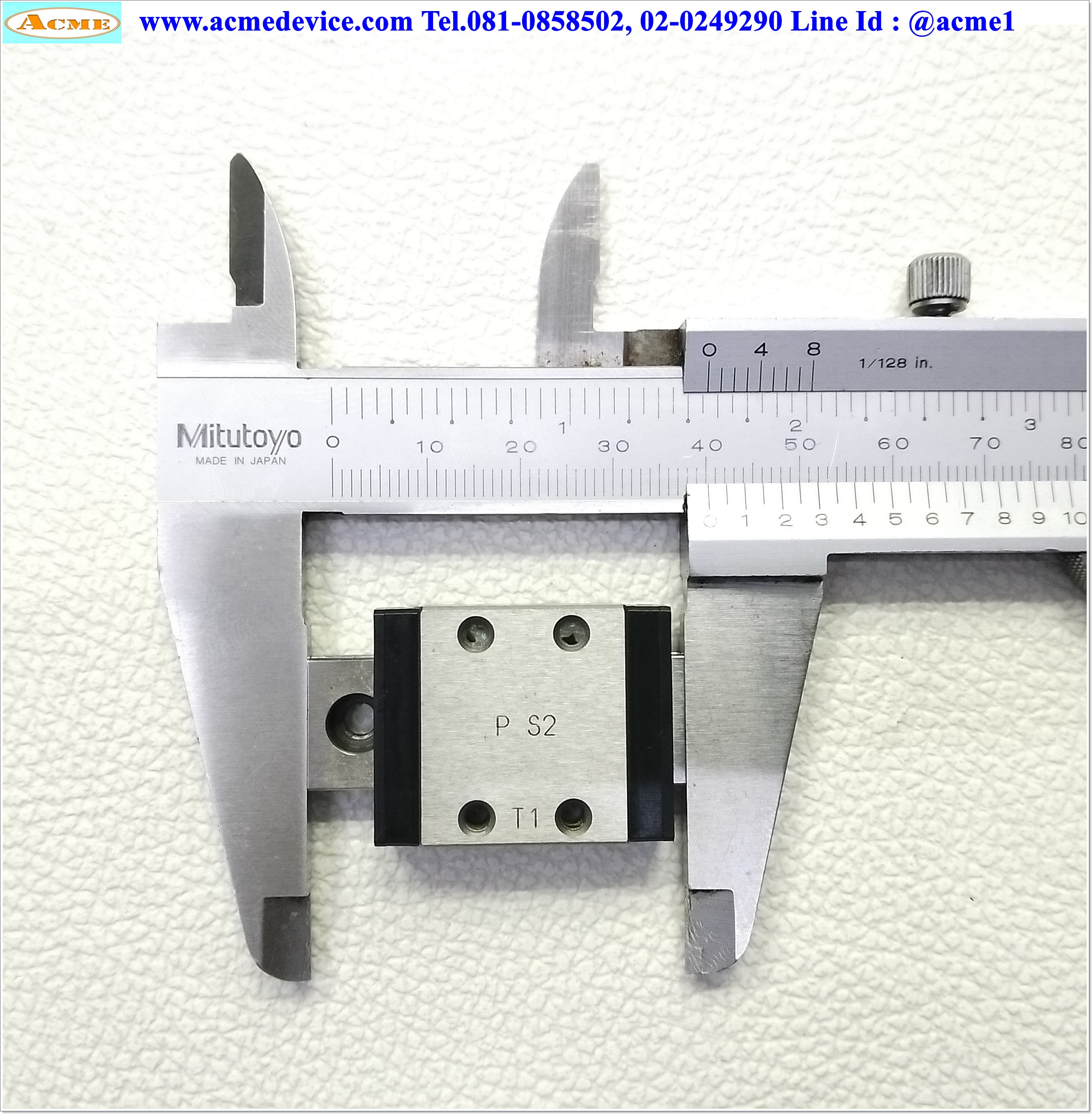 Linear Block and Rail IKO รุ่น LWLF14B, รางสไลด์ขนาด 14 mm. x 40 mm.