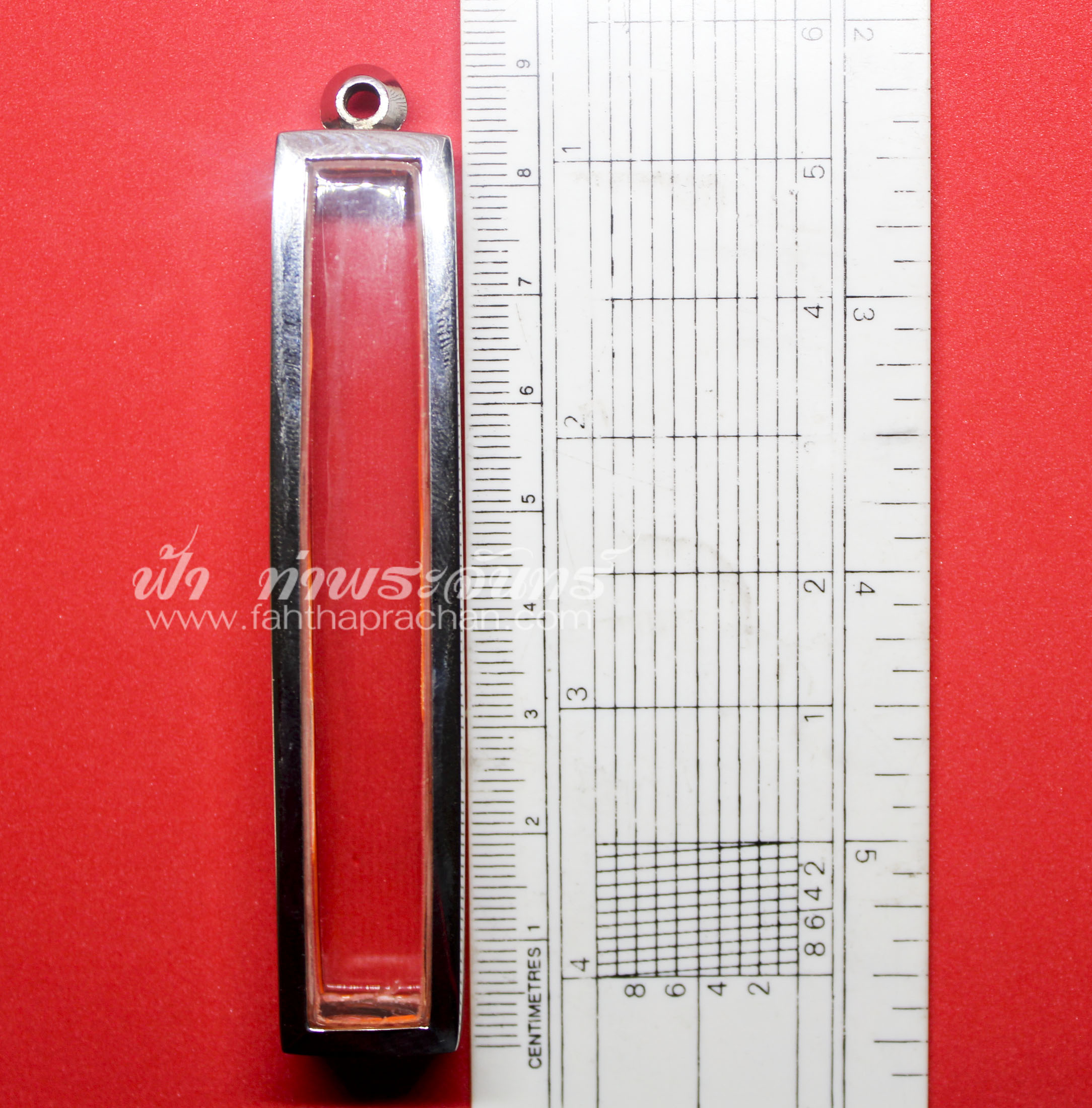 ตลับหลอดตะกรุด สแตนเลสพุก