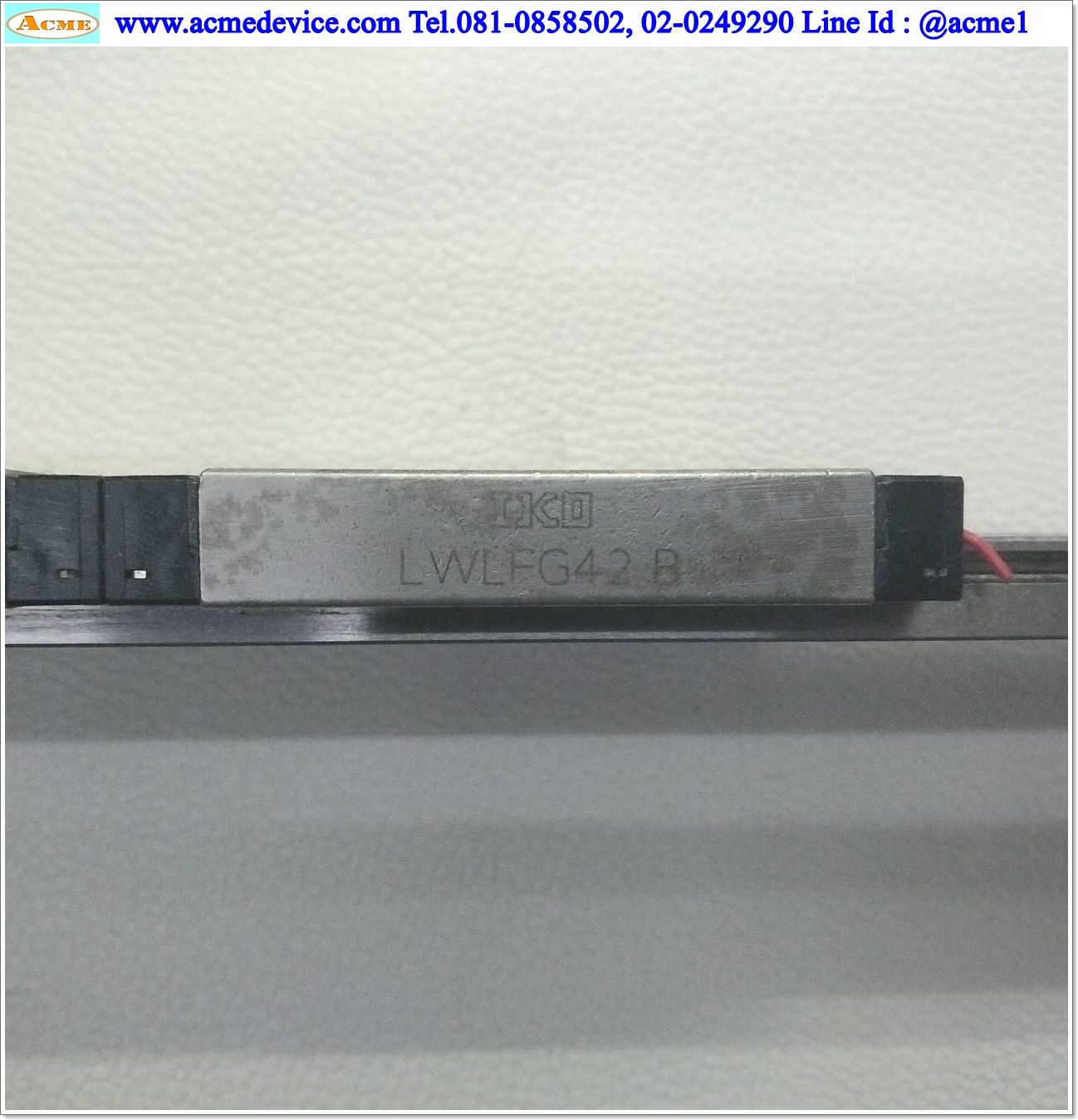 Linear Block and Rail IKO รุ่น LWLFG42B, รางสไลด์ขนาด 42 mm x 400 mm.