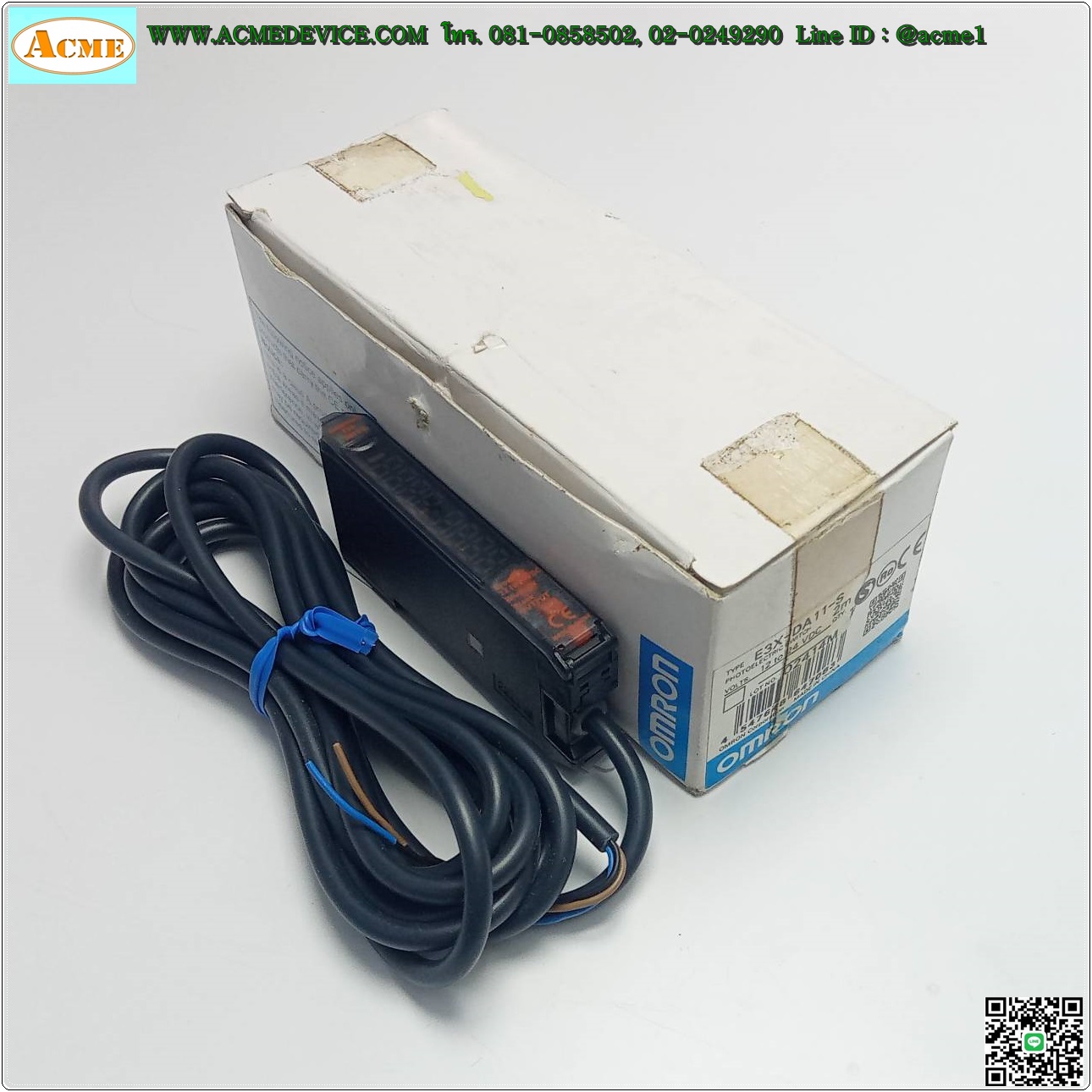 Fiber Amp Omron รุ่น E3X-DA11-S, NPN
