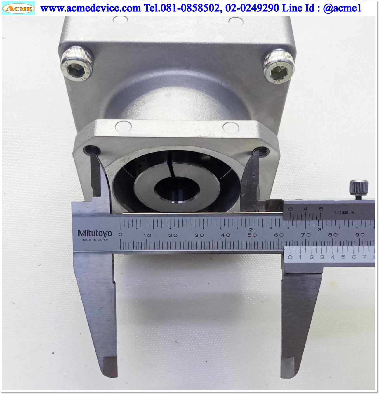 Gear Head Nidec รุ่น VRSF-LB-25D-750, Ratio 25:1 (เพลาเข้า 19 mm., ออก 24 mm.) for 750W