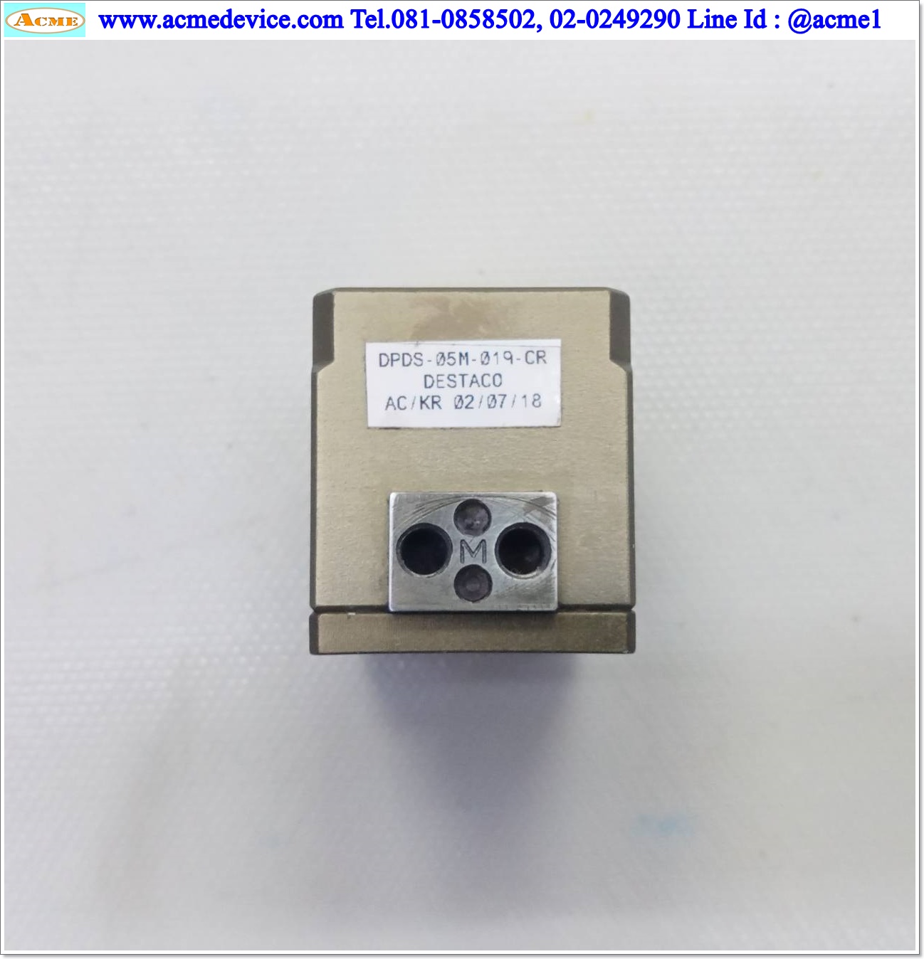 Gripper Destaco รุ่น DPDS-05M-019-CR, Stroke 4.8 mm.