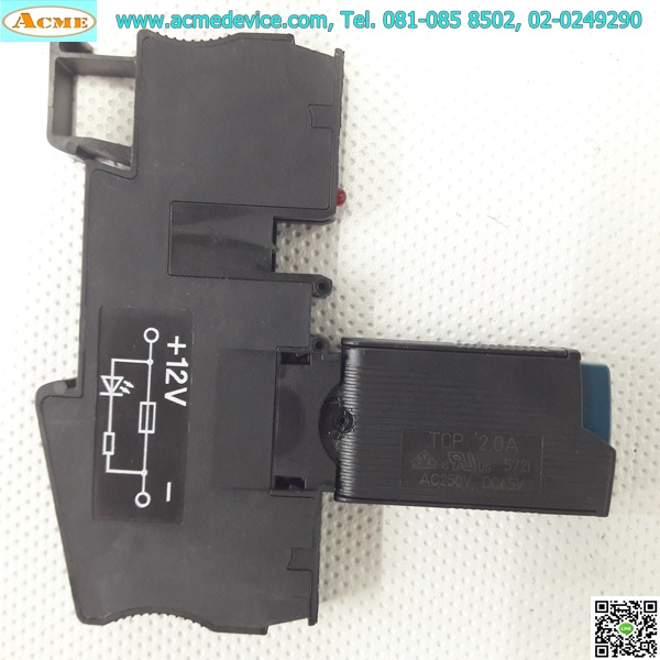 Breaker 1P Phoenix Contact รุ่น TCP-2.0A + Socket ST 4-FSI/C