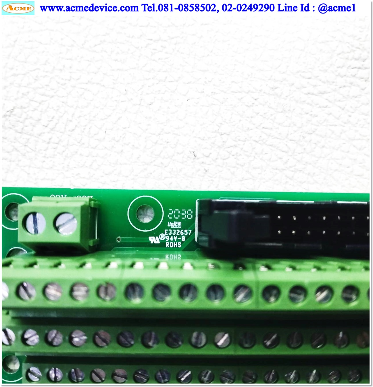 Terminal Block Unice รุ่น E332657, 94V-0, 20 Pin