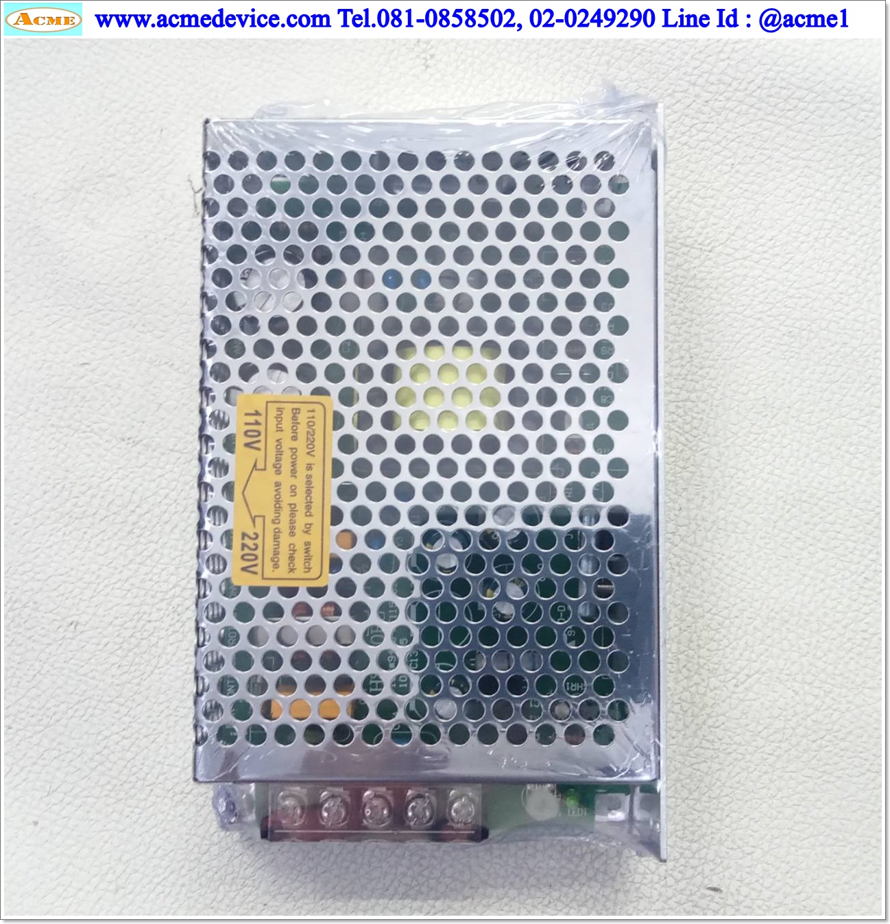 Power Supply MEMG GKDY รุ่น S-50-24, Output 24V, 2.1A, 50W