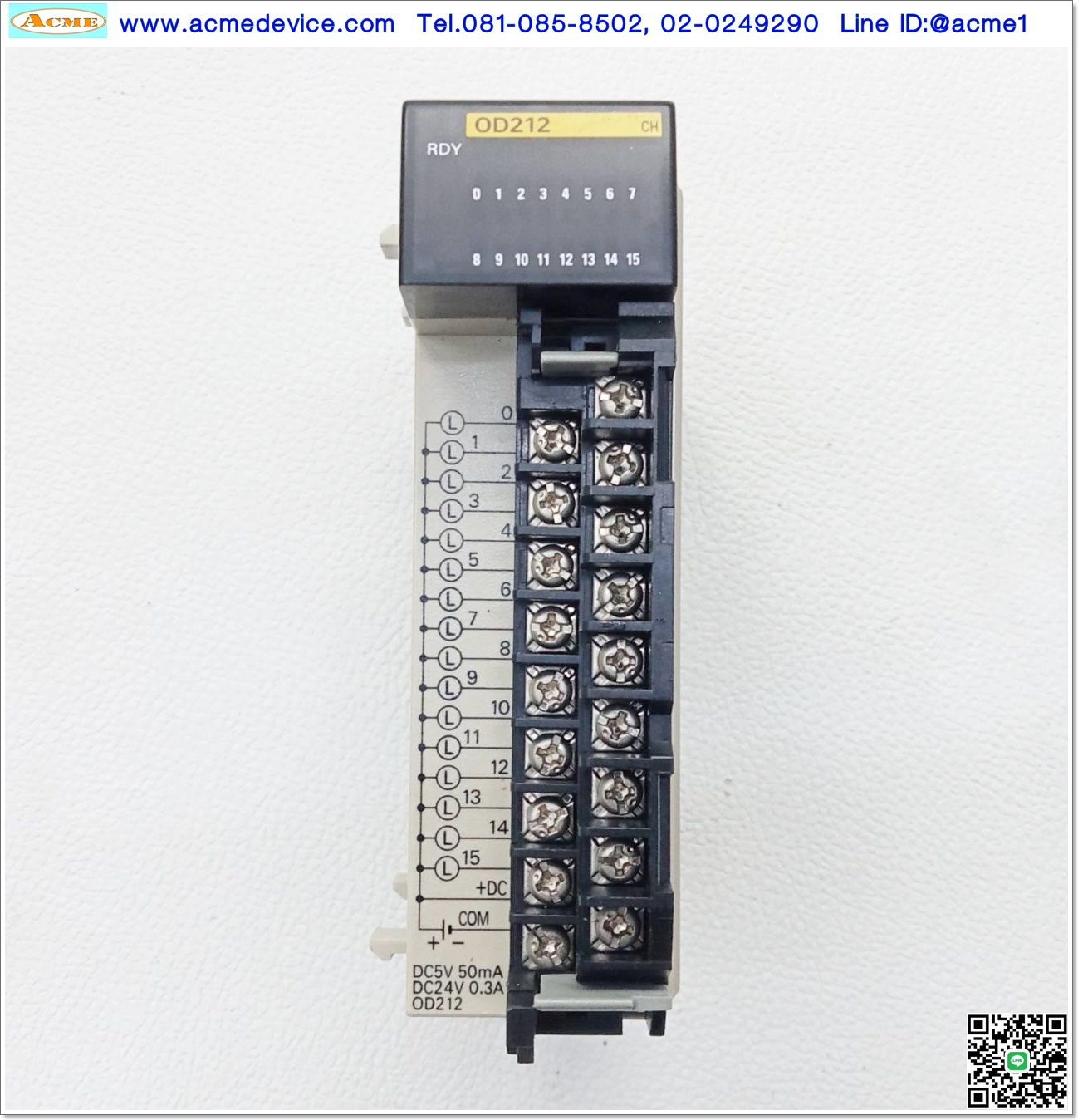 PLC OMRON รุ่น CQM1-OD212, Output Unit (สินค้ามือสอง)
