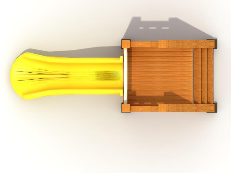 เครื่องเล่นสนาม สไลเดอร์ไม้