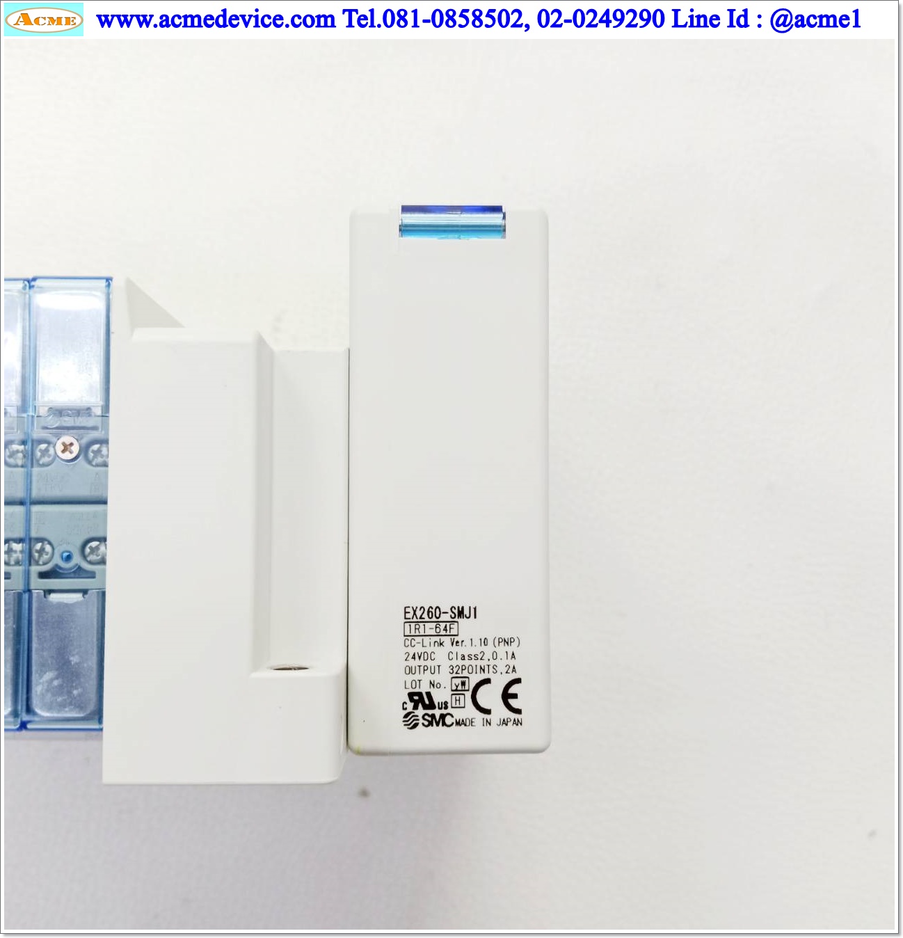 Solenoid Valve SMC รุ่น SY3300-5U1(5) + CC-Link EX260-SMJ1, Double Coil, 24Vdc