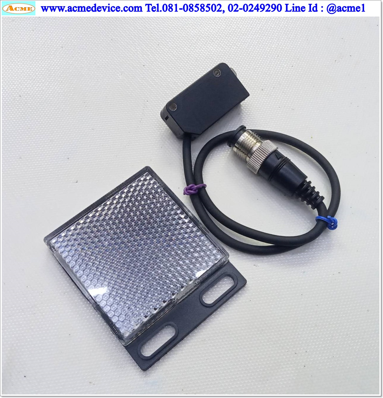Photoelectric Keyence รุ่น PZ-M63, NPN, ระยะ 0.1-1.5 M. (ชนิดมีแผ่นสะท้อน)
