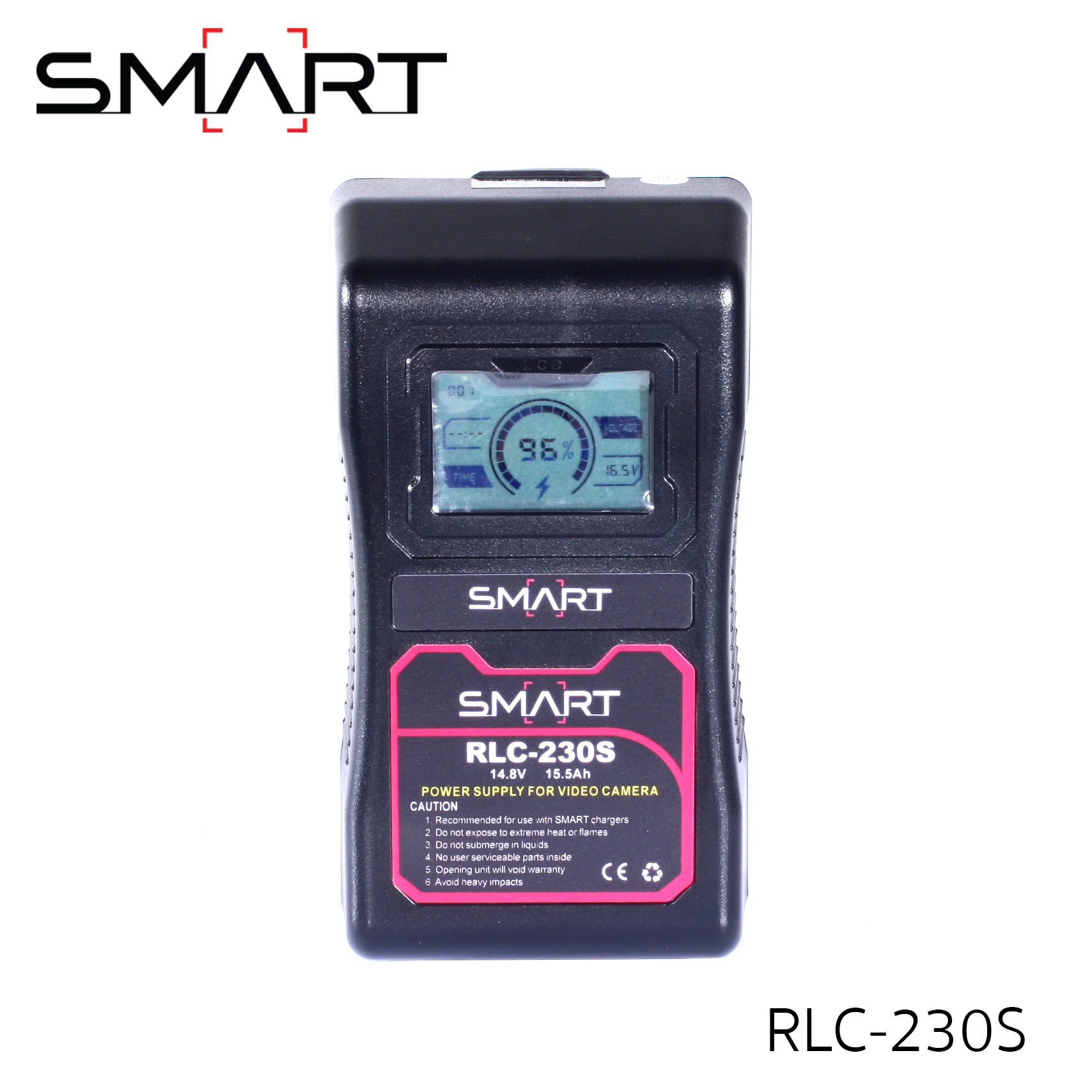 SMART RLC-230S V-Mount Battery w/ LCD Display - 230WH
