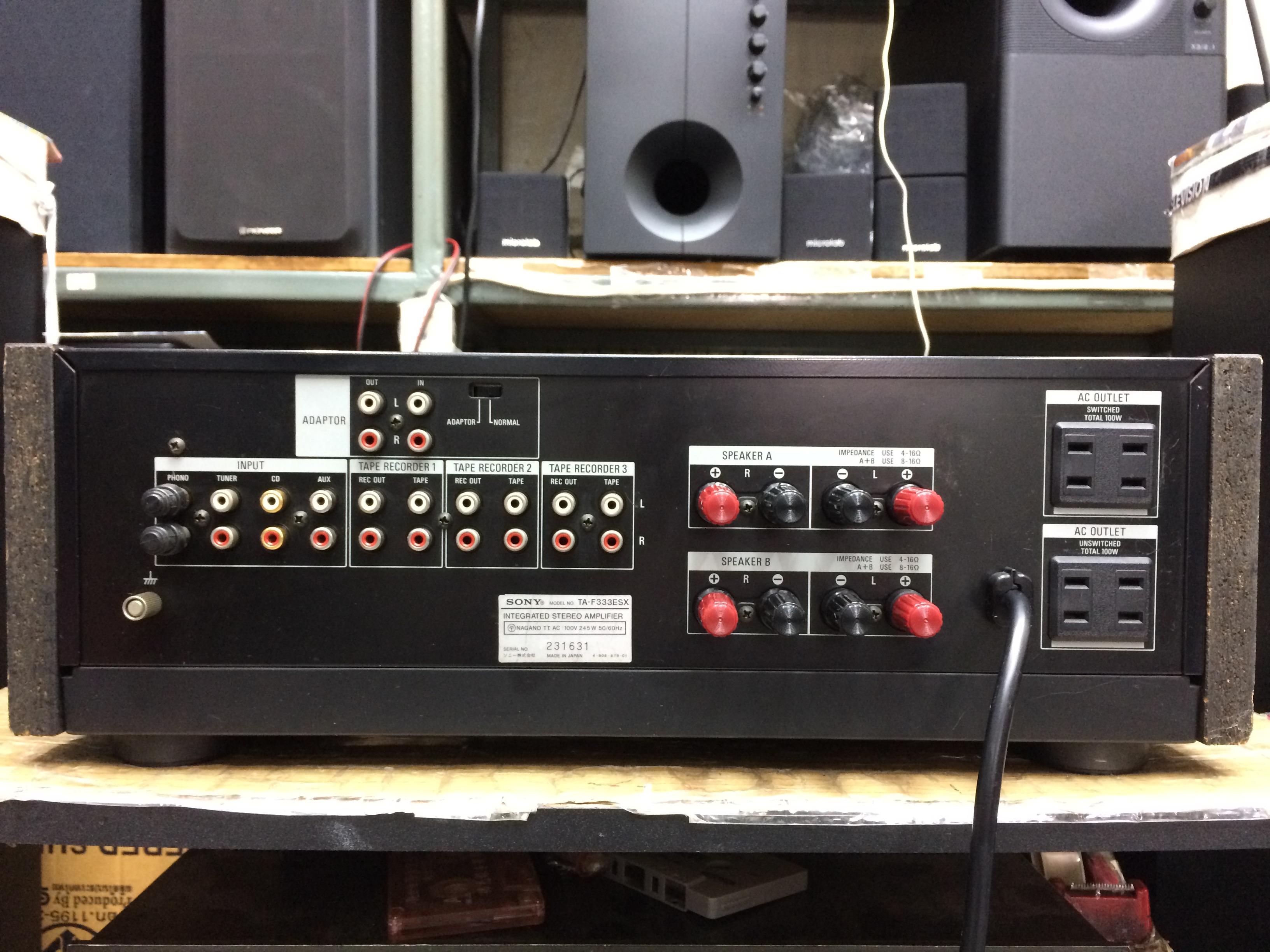 Sony TA-F333ES Stereo Integrated Amplifier (ไฟ100V)