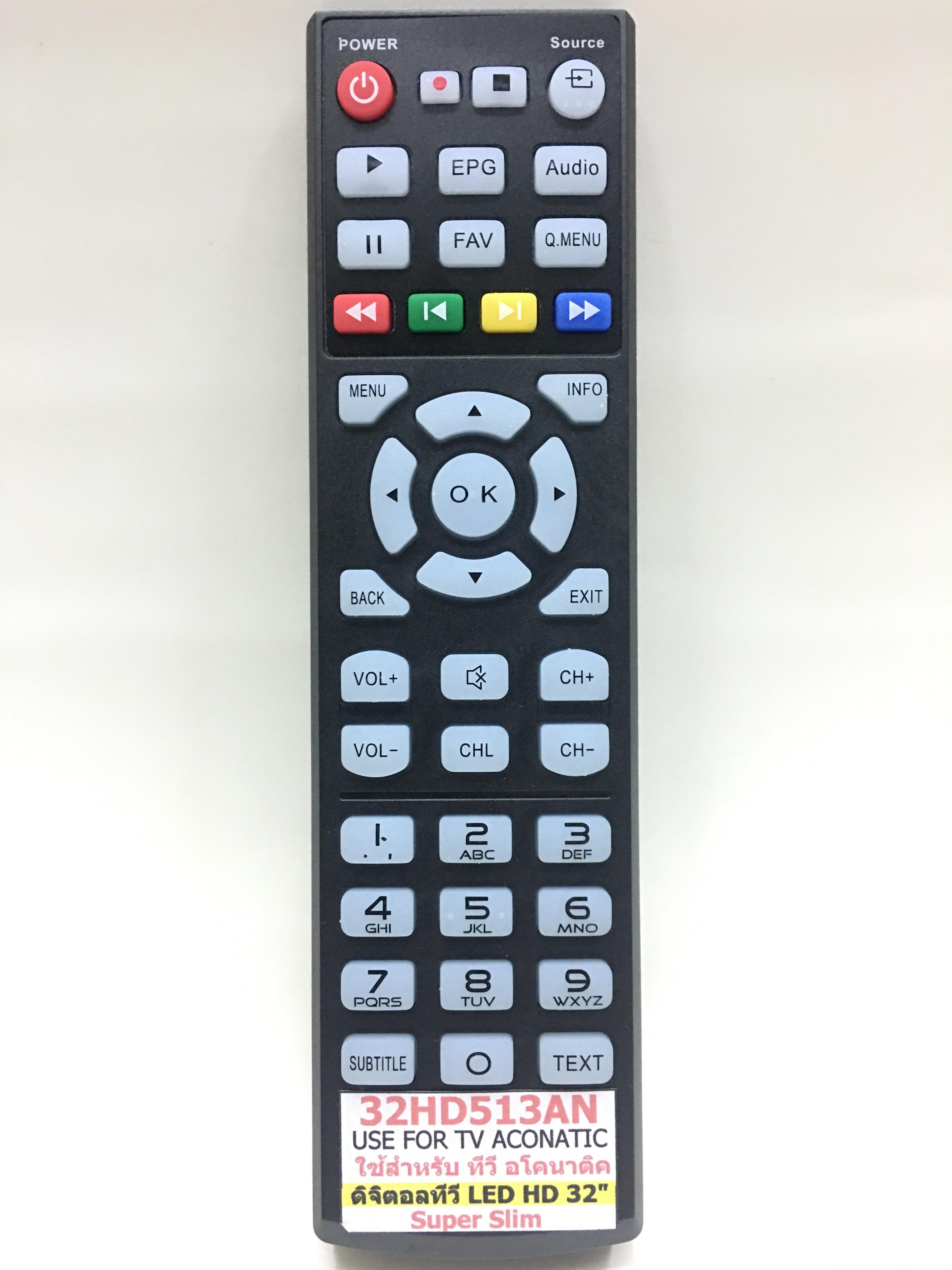 รีโมททีวี อะโคเนติค Aconatic รุ่น 32HD513AN