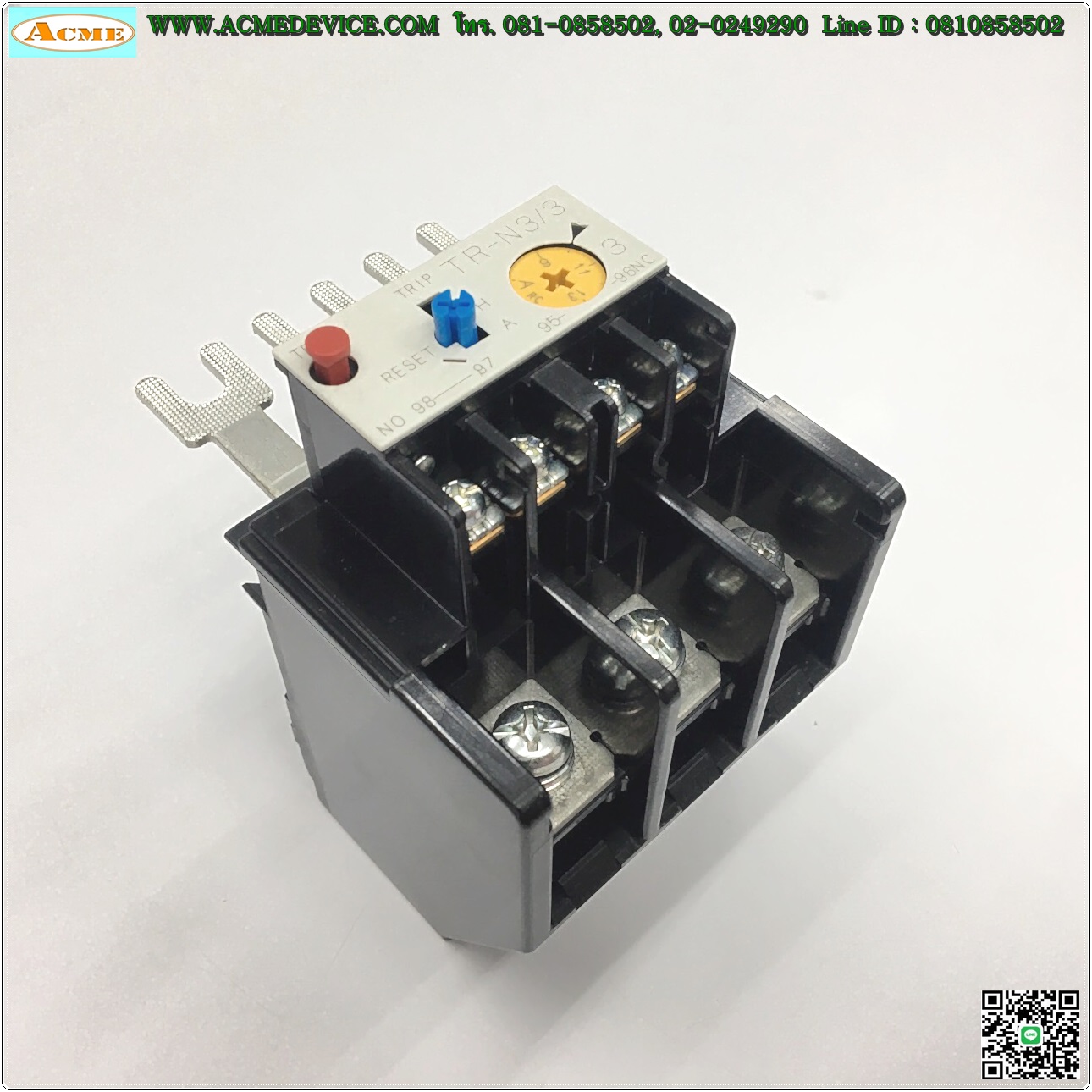 Overload Relay Fuji รุ่น TR-N3/3, Current Rating 9-13A