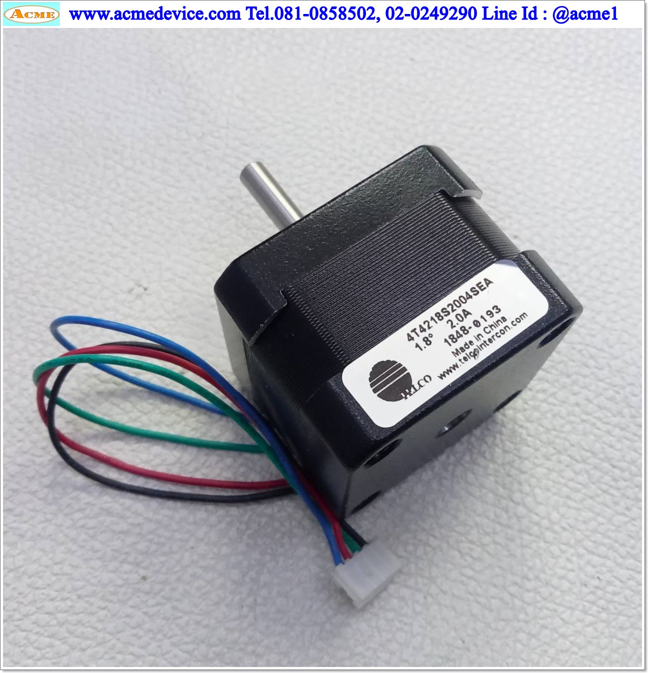 Stepping Motor Telco รุ่น 4T4218S2004SEA, 2 Phase, 2A, 1.8 องศา