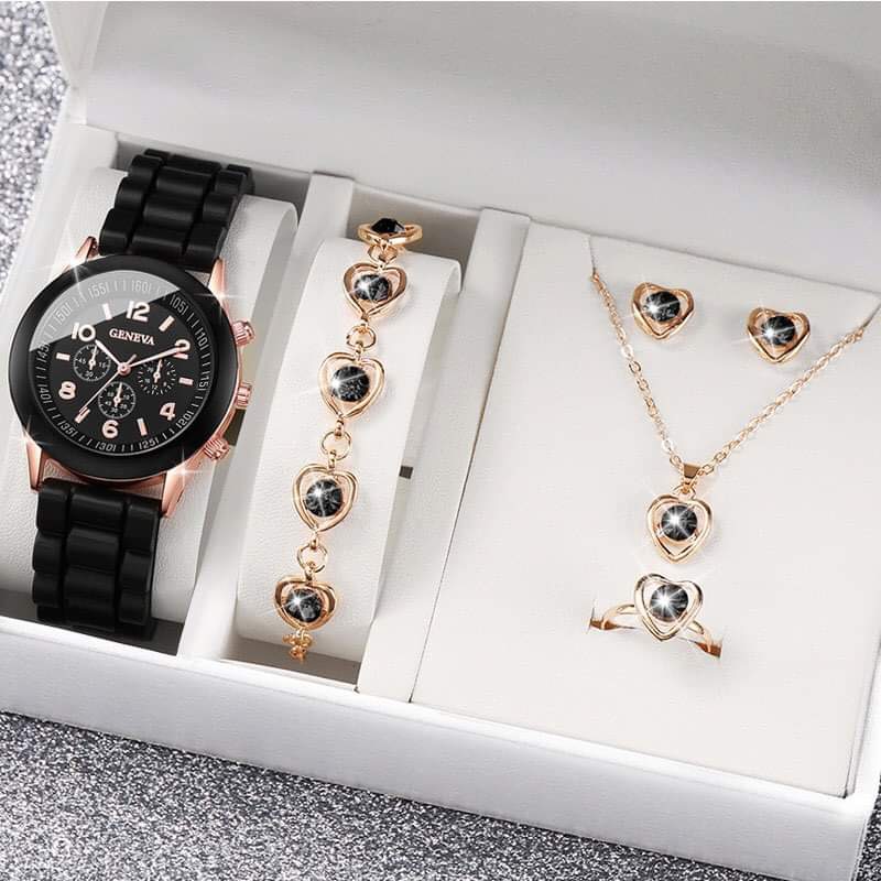 (ของแถม) นาฬิกา พร้อมชุดเครื่องประดับ