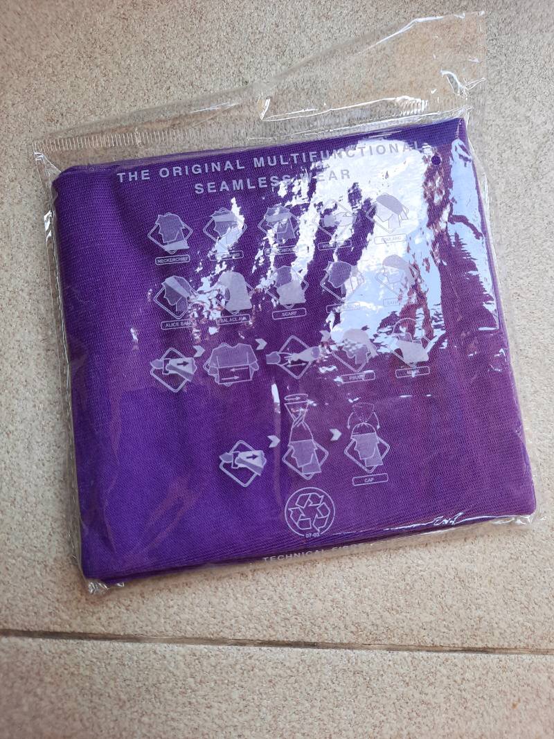 ผ้าบัฟ คละสีคละลาย 6ผืน ราคา 35