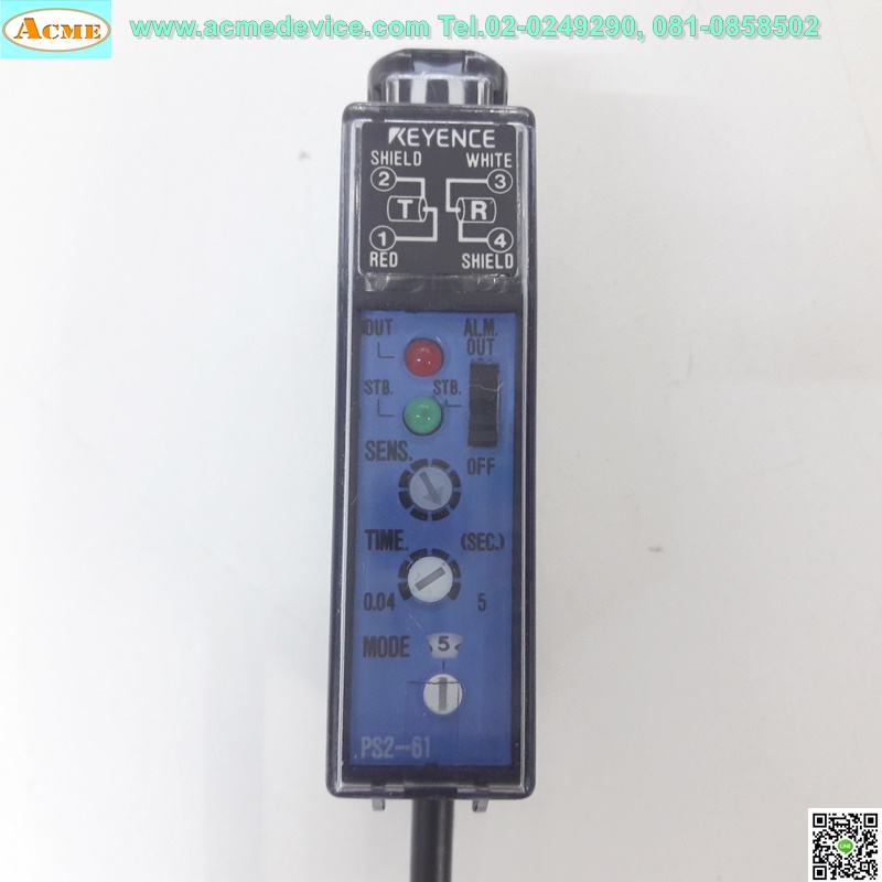 Photoelectric Amp Keyence รุ่น PS2-61, NPN (ไม่มีฝา)