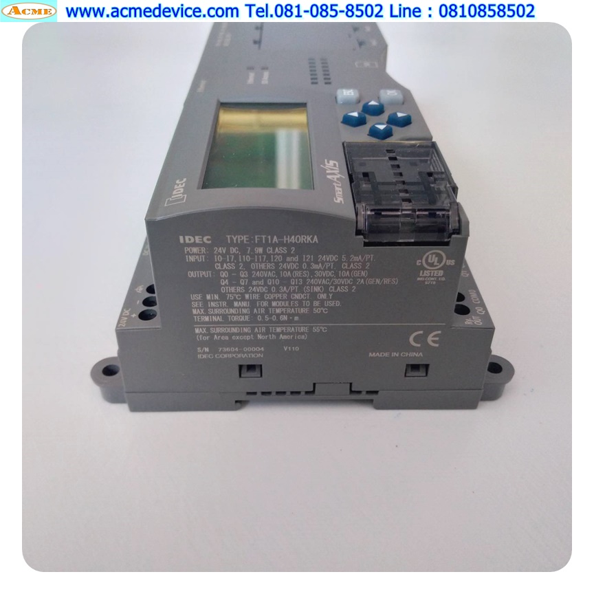 PLC Idec รุ่น FT1A-H40RKA, 24V