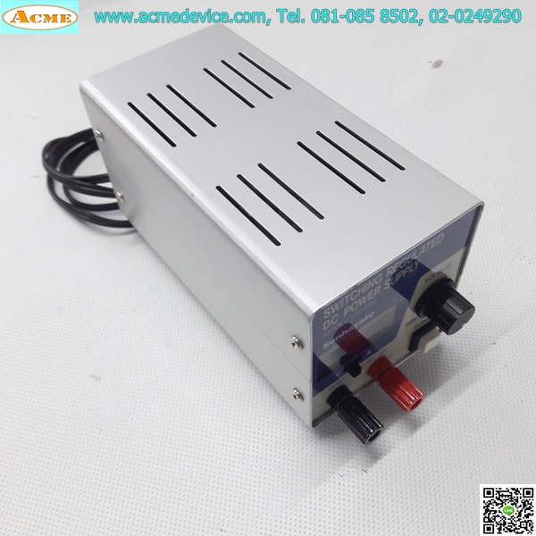 DC Power Supply Sunhayato รุ่น DK-806, 100Vac, 1.5-15Vdc, 2A