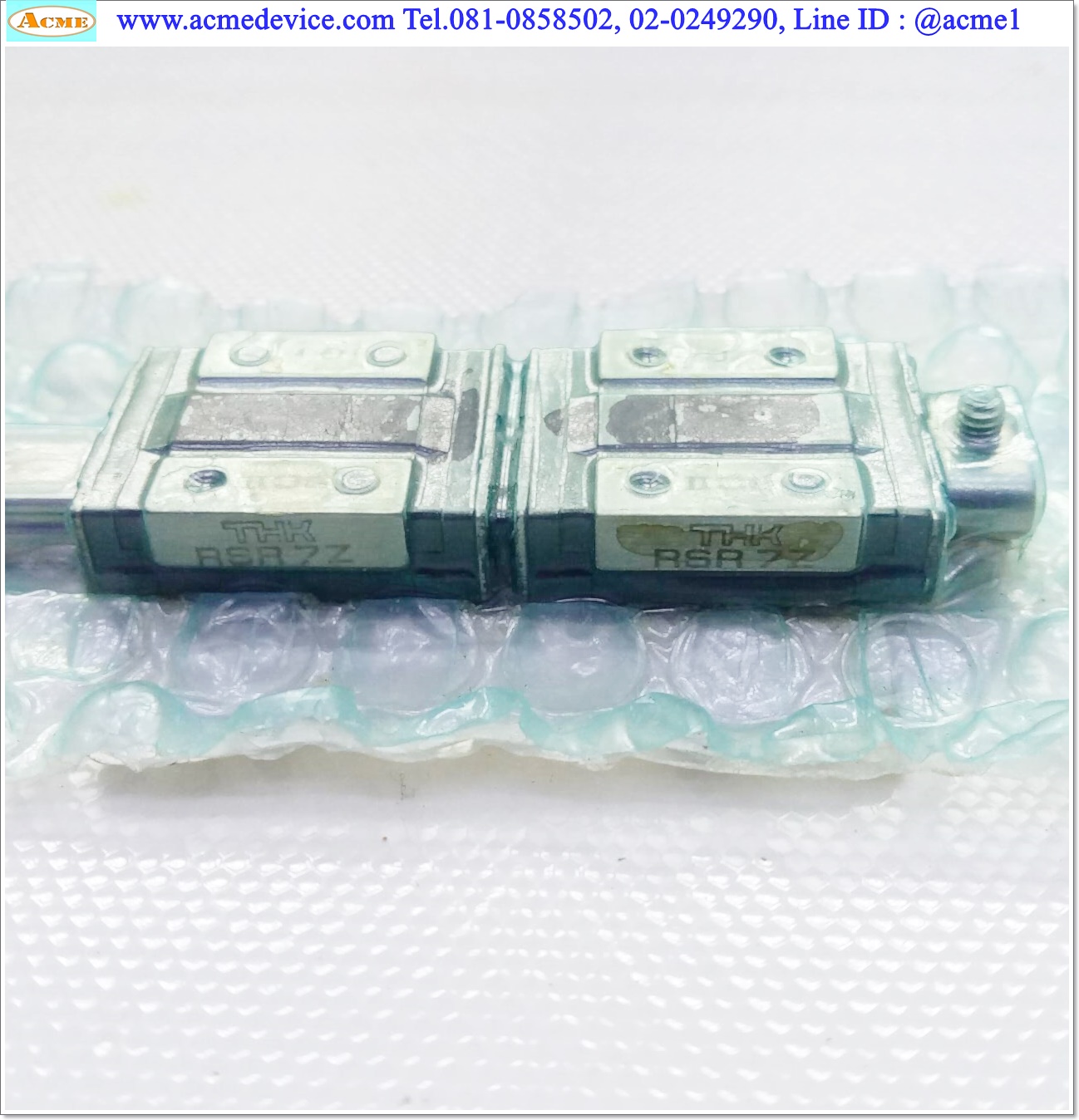 Linear Block and Rail THK รุ่น 2RSR7ZMUU+100LM, รางสไลด์ขนาด 7 mm x 100 mm (2 Block)