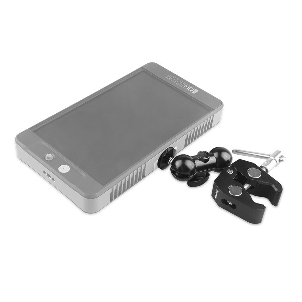 SMALLRIG® Multi-function Double BallHead with Clamp & 1/4" Screw 1138 (ByOrder รอสินค้า2-3วัน)